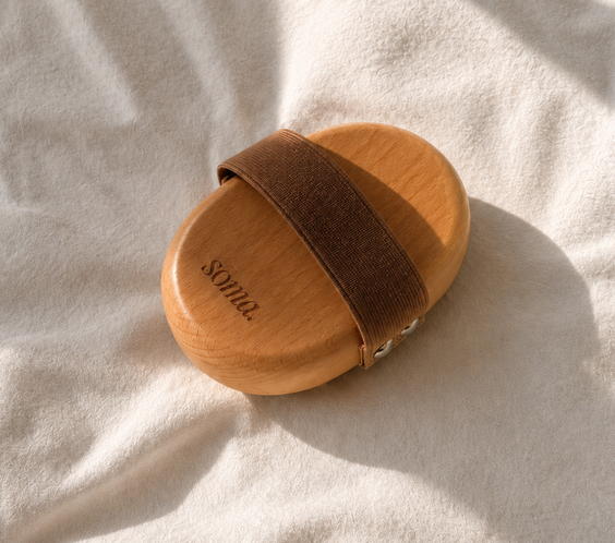 Brosse brossage à sec corps – Drainage lymphatique & anti-cellulite